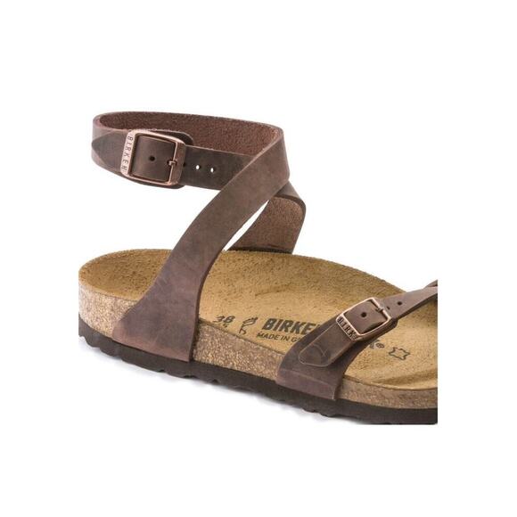 BIRKENSTOCK Yara Habana Oiled Leather Ankle Sandals Women's Size EU 40 US 9 - Picture 6 of 6